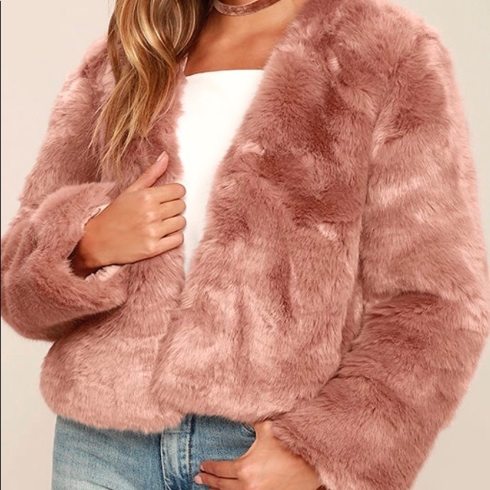 Somedays Lovin faux fur jacket